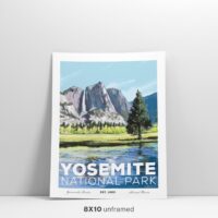 Yosemite National Park Poster 8x10 Feature Image