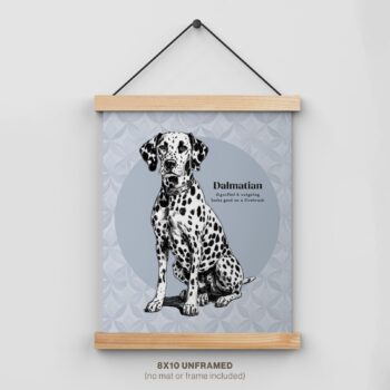 Dalmatian Decor for Poster hanger