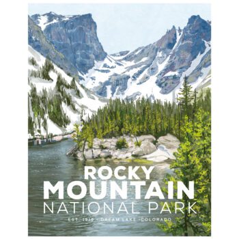 Rocky Mountain National Park Poster by Stamp My Passport Feature Image