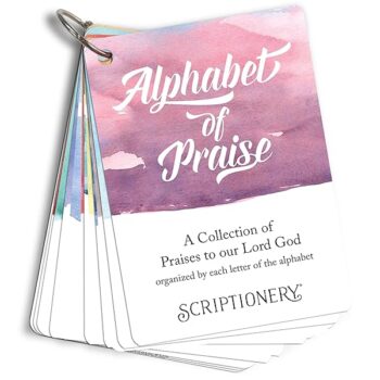 Alphabet of Praise | Bible Verse Scripture Cards | Attributes of God feature image