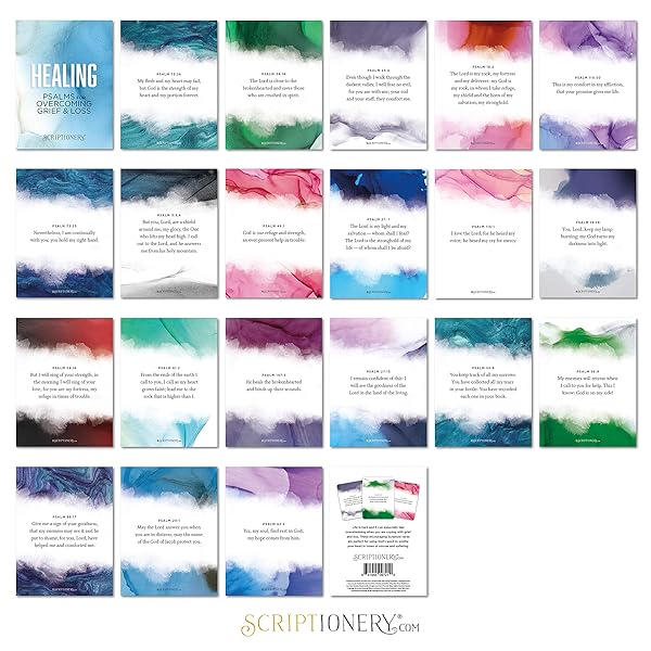 Healing Scripture Cards of Psalms for Overcoming Grief and Loss product grid