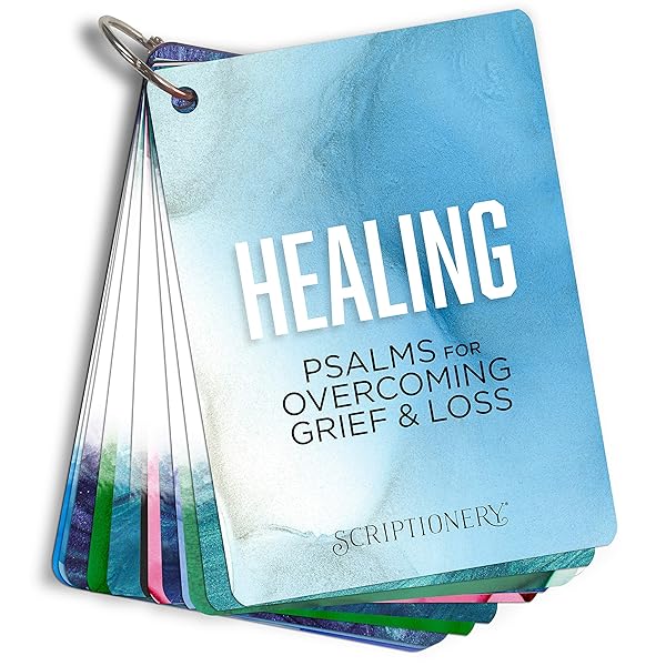 Healing Scripture Cards of Psalms for Overcoming Grief and Loss product image