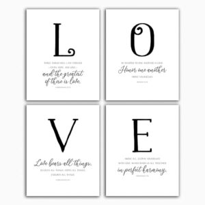 Love Bible Verses Wall Art feature image