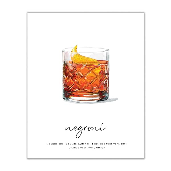 Negroni Cocktail Wall Art feature image