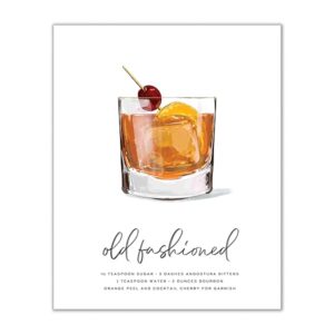 Old Fashioned Cocktail Wall Art feature image