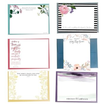 Luxurious 30-Pack Assorted A6 Notecards and Envelopes By Scriptionery feature image