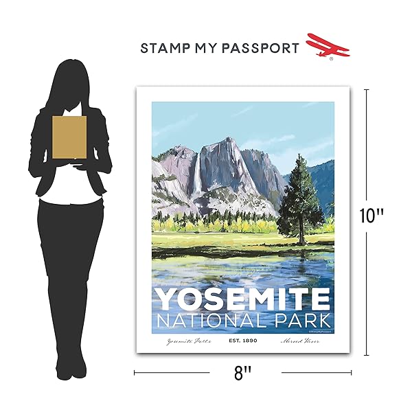 Yosemite National Park 8x10 size image